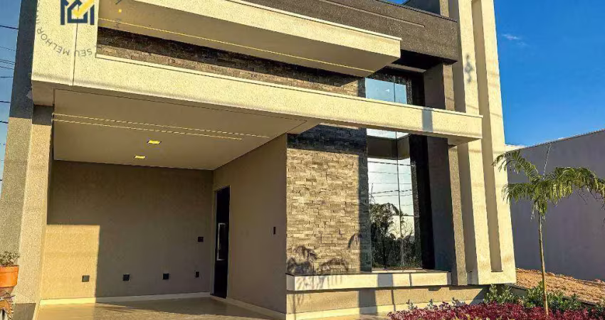 Casa em condomínio com 3 dormitórios à venda, 138 m² por r$ 1.250.000 - condomínio park gran reserve - indaiatuba/sp