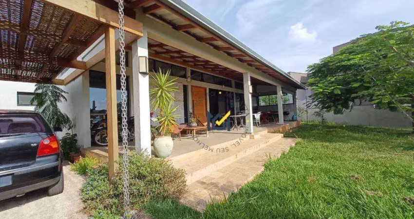 Casa em condomínio com 5 dormitórios à venda, 258 m² por r$ 1.400.000 - condomínio palmeiras imperiais - salto/sp
