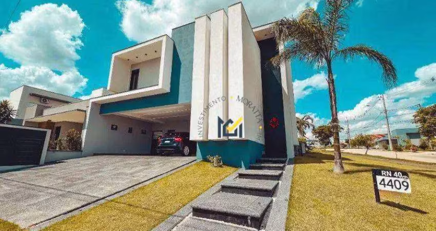 Casa em condomínio com 3 dormitórios para alugar, 271 m² por r$ 12.831/mês - condomínio central parque - salto/sp