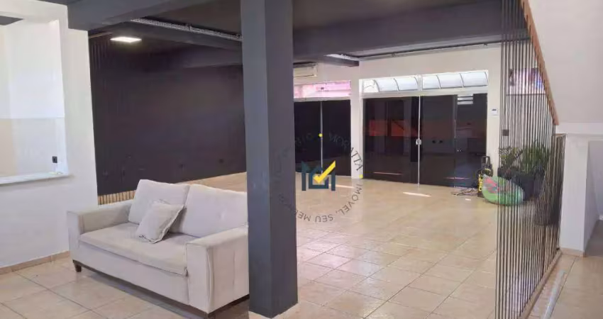 Salão para alugar, 120 m² por r$ 3.300/mês - vila teixeira - salto/sp