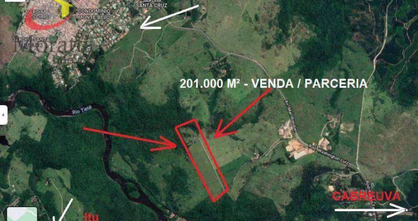 Terreno à venda, 201000 m² por r$ 11.500.000,00 - pedregulho - itu/sp