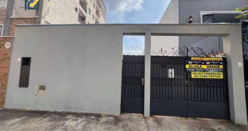 Salão, 153 m² - venda por r$ 848.000,00 ou aluguel por r$ 3.500,00/mês - itu novo centro - itu/sp