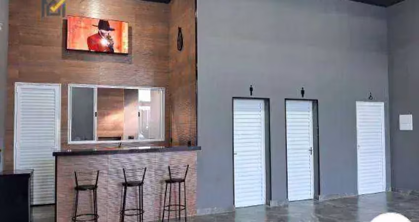 Salão para alugar, 183 m² por r$ 4.400/mês - jardim novo são pedro - salto/sp