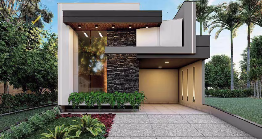 Casa com 3 dormitórios à venda, 139 m² por r$ 1.250.000,00 - condomínio park gran reserve - indaiatuba/sp