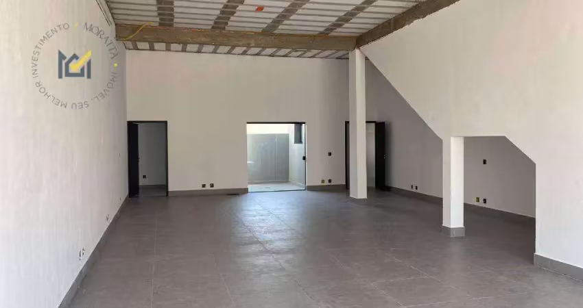 Salão para alugar, 260 m² por r$ 7.800/mês - novo centro - itu/sp