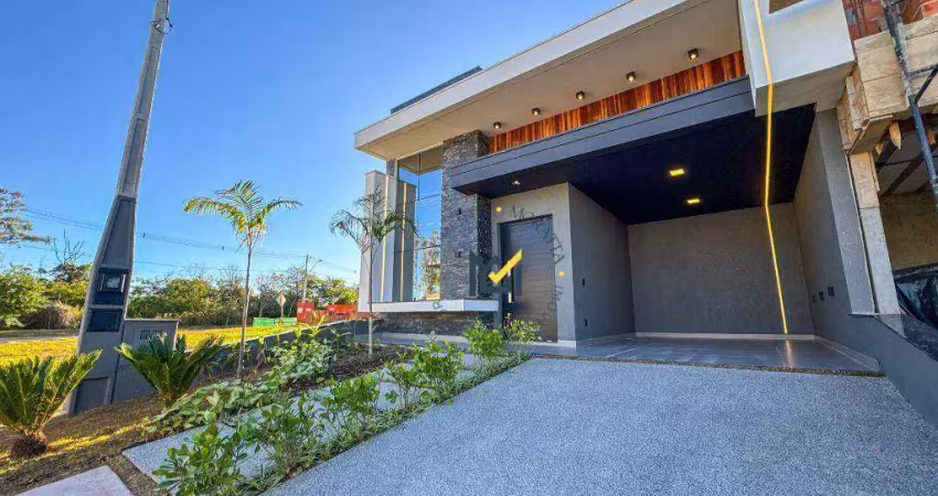 Casa em condomínio com 3 dormitórios à venda, 138 m² por r$ 1.250.000 - condomínio park gran reserve - indaiatuba/são paulo