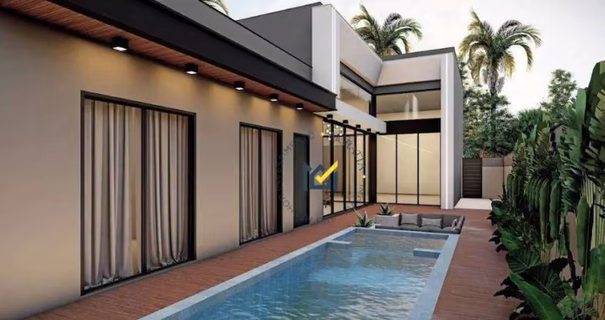 Casa em condomínio com 3 dormitórios à venda, 267 m² por r$ 4.000.000 - condomínio villa dos pinheiros - indaiatuba/sp