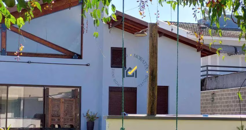 Casa em condomínio com 5 dormitórios à venda, 600 m² por r$ 4.000.000 - condomínio zuleika jabour - salto/sp