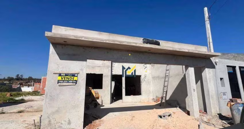 Casa em construção com 3 dormitórios à venda, 204 m² por r$ 477.000 - residencial morro da mata - salto/sp