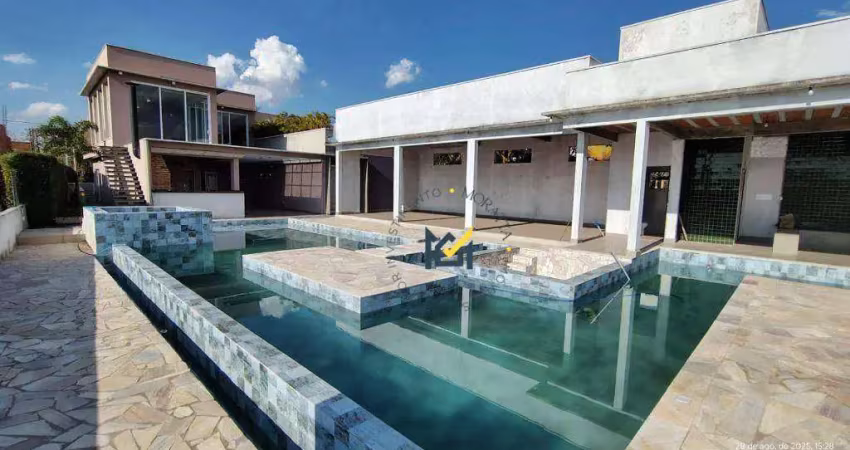 Casa em condomínio com 4 dormitórios para alugar, 598 m² por r$ 13.300/mês - terras de monte serrat - salto/sp