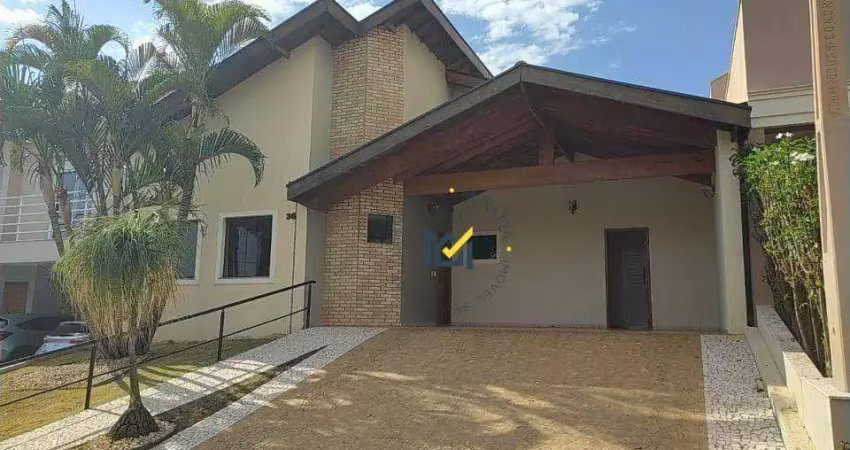 Casa em condomínio com 3 dormitórios para alugar, 214 m² por r$ 11.254/mês - jardim residencial villa suíça - indaiatuba/sp