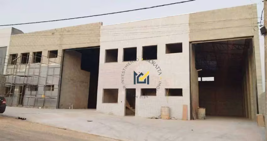 Barracões industriais para alugar, 275 m² por r$ 6.674/mês - distrito industrial - salto/sp