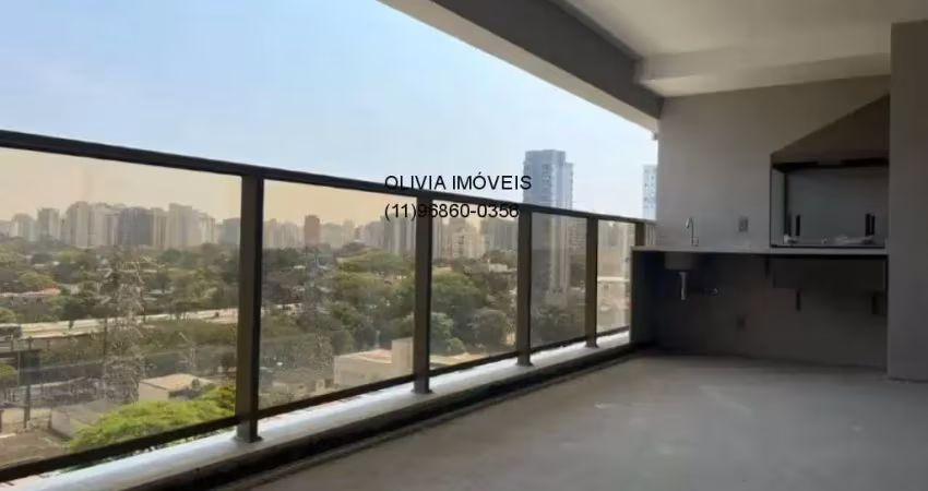 Apartamento a venda com 136mts, 3 suítes, terraço gourmet com churrasqueira, 2 vagas no Campo Belo