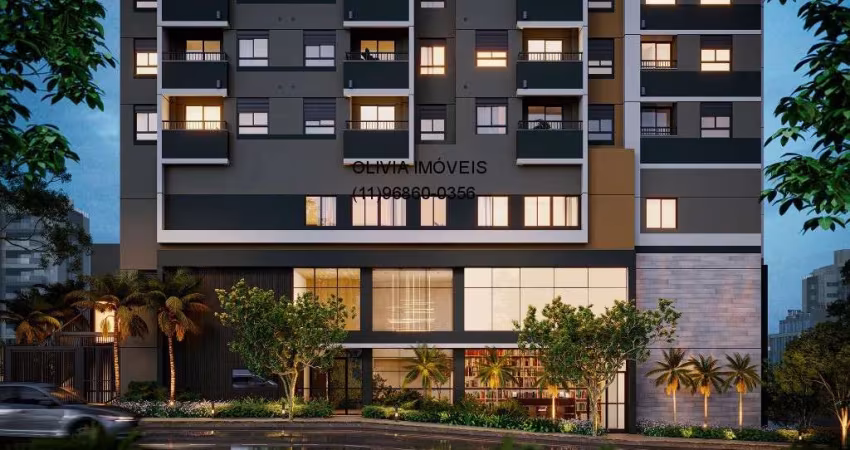 Apartamento a venda com 37mts, 2 dormitórios, terraço, sem vaga no Campo Belo