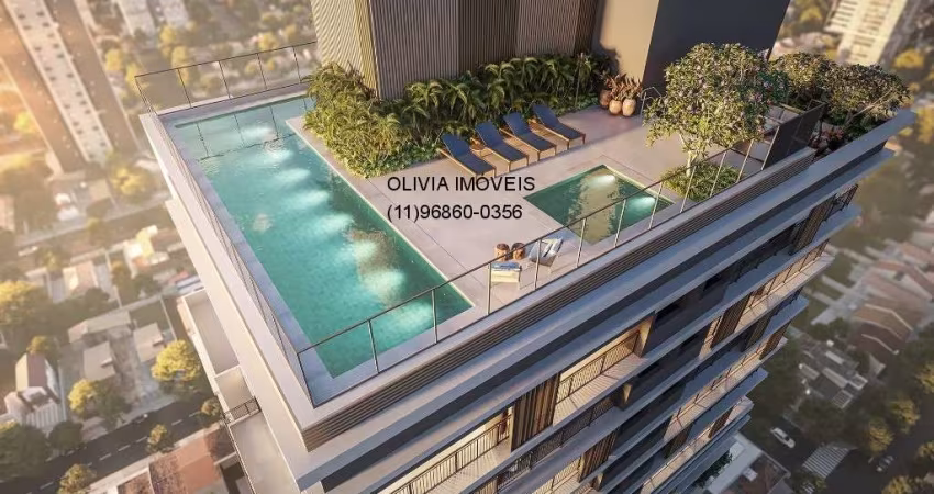 Apartamento a venda com 130mts, 3 suítes, terraço gourmet, 2 vagas em Pinheiros a 550m do Metrô Clínicas