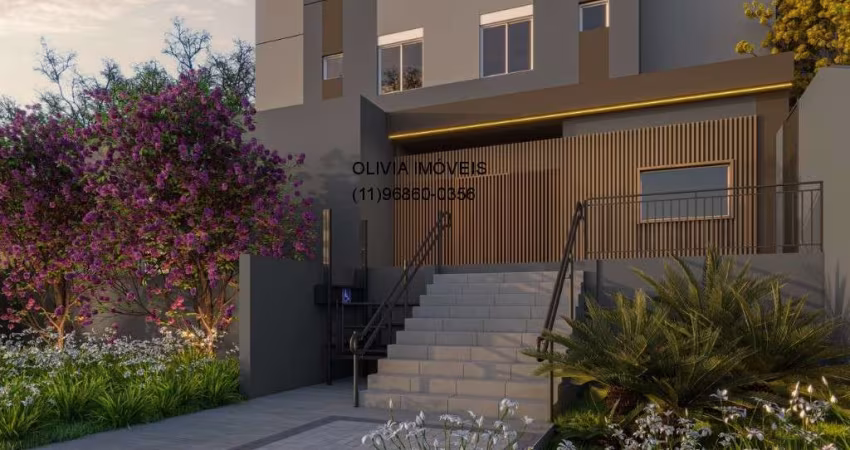 Apartamento a venda com 45Mts com 2 quartos sendo 1 suíte, varanda, 1 vaga de garagem, em Santo Amaro.