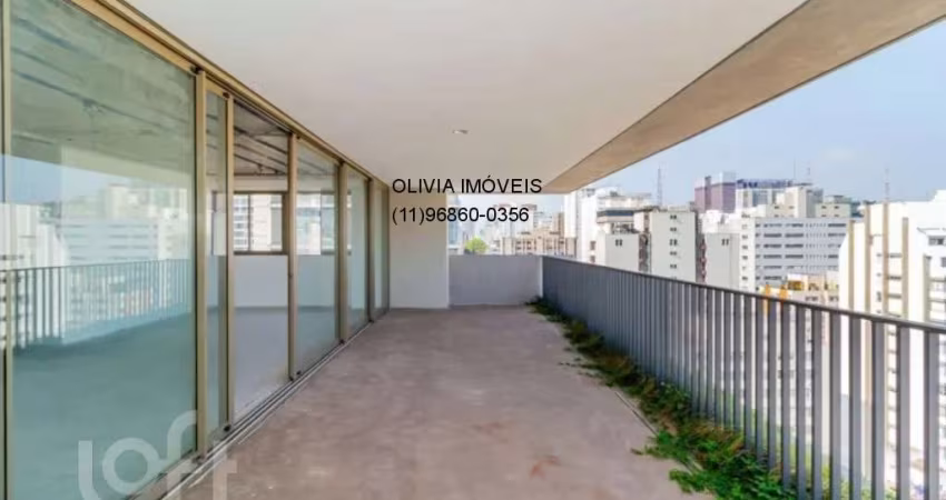 Apartamento com 240Mts com 3 Suítes, amplo terraço,  hall privativo, 3 vagas no Jardim América