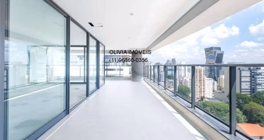 Apartamento de Luxo em Pinheiros: 4 Quartos, 4 Suítes, 3 Salas, 5 Banheiros, 3 Vagas - 230m² - São Paulo-SP