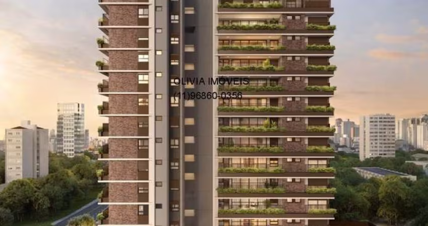 Apartamento com 128mts  2 suítes, hall privativo, wc de serviço, varanda gourmet, 2 vagas em Pinheiros.