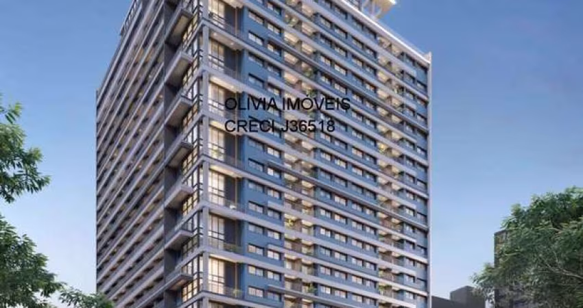 Apartamento com 38Mts com 2 dormitórios, varanda, 1 wc sem vaga na Consolação próximo a Av Paulista