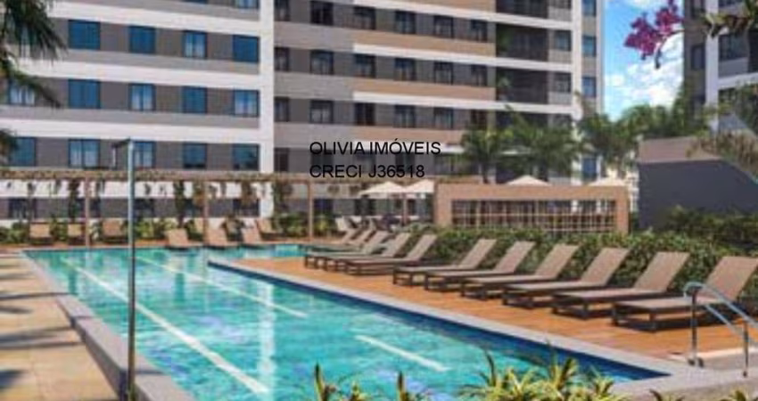 Apartamento a venda com 44mts, 2 quartos, 1 wc, terraço, 1 vaga de carro a 700m do Metrô Butantã