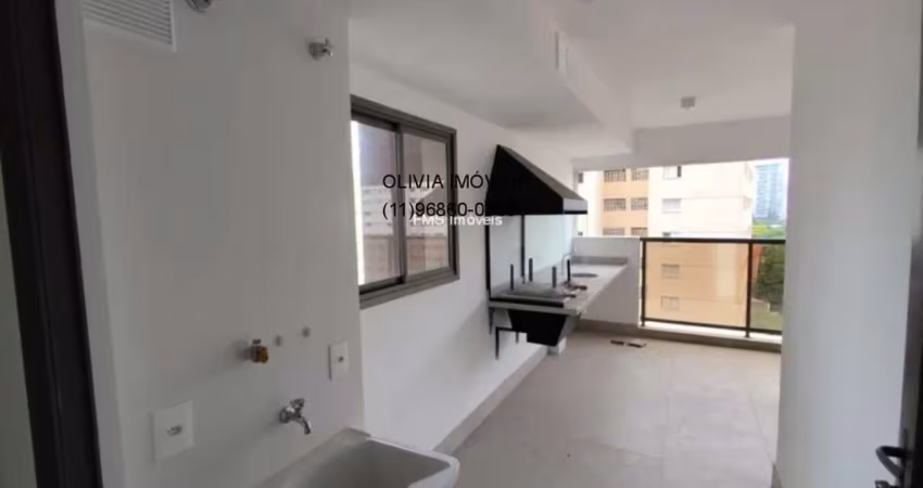 Apartamento a venda com 110mts, 3 dormitórios sendo 1 suíte, terraço gourmet, 2 vagas demarcadas no Brooklin.