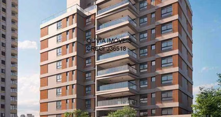 Apartamento com 189Mts 4 suítes, hall privativo, terraço gourmet, wc de serviço, 3 vagas, Moema Pássaros