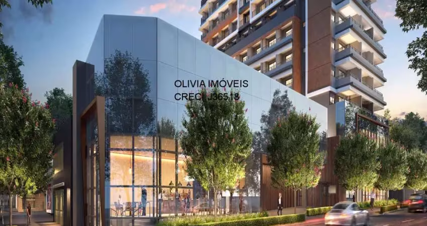 Studio residencial a venda com 26mts, 1 dormitórios, 1 wc, terraço, sem vaga em Moema.