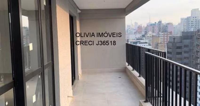 Apartamento com 60Mts 2 dormitórios sendo 1 suíte, terraço, 1 vaga, próximo Av Angélica em Higienópolis.