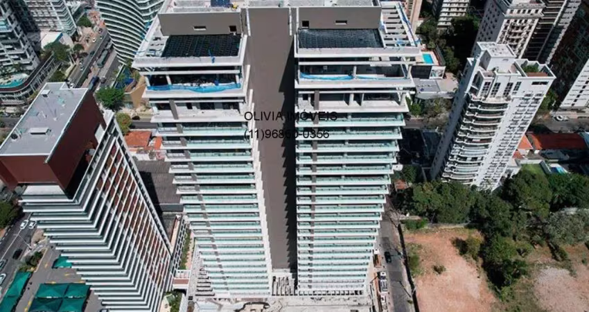 Espetacular apartamento de luxo no coração de são paulo - ibirapuera, 4 suítes, 3 salas, 6 banheiros, 4 vagas, 298,33m².