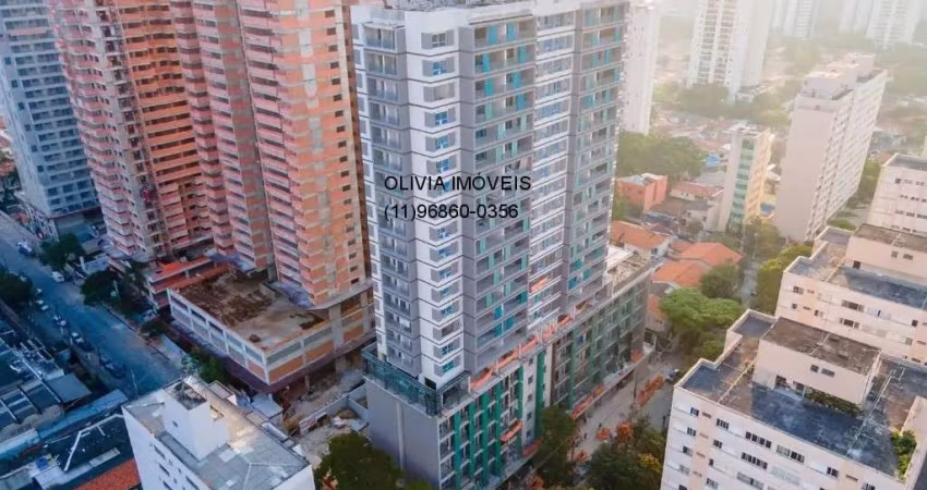 Apartamento de 68mts, 2 dormitórios, 1 suíte, 1 vaga a 600m do Metrô Brooklin em SP