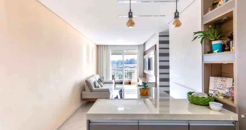 Apartamento tipo para venda em vila guarani (z sul) com 2 quartos, sendo 1 suíte, 59m²