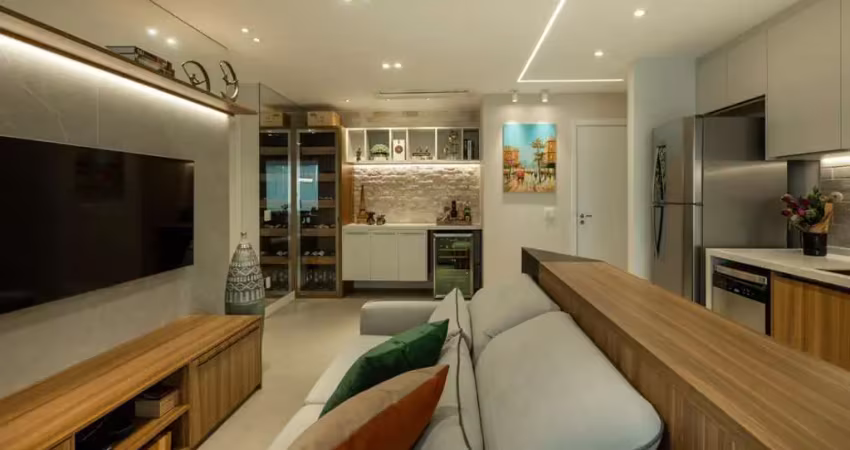 Apartamento tipo para venda em moema com 2 quartos, sendo 1 suíte, 64m²