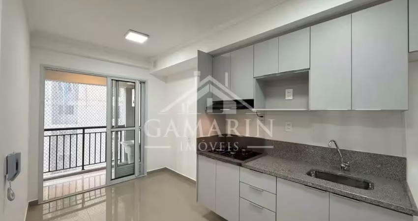 Apartamento de 41m², 2 dormitórios, armário planejados, vaga de garagem.