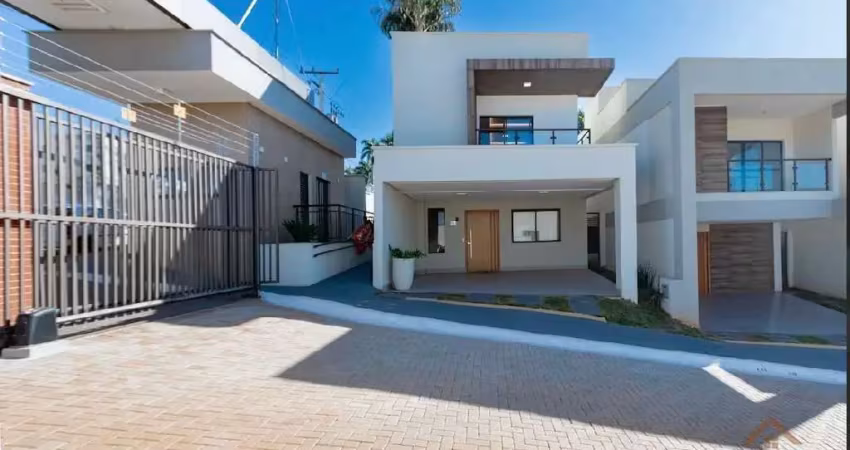 Condomínio fechado de sobrados condomínio villagio di capri com 3 suítes
