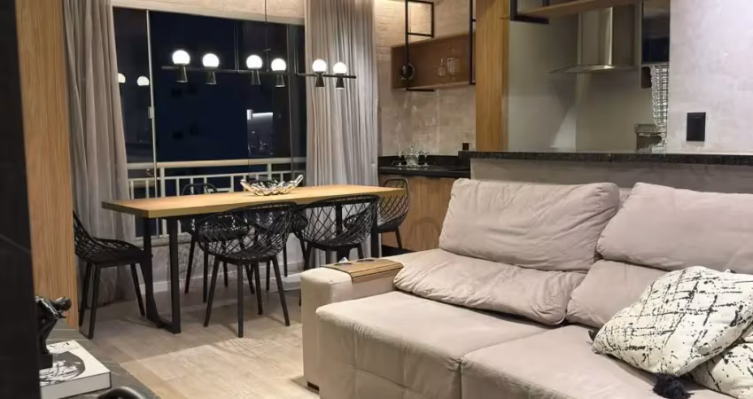 Apartamento de 64m², mobiliado, 2 quartos, sendo 1 suíte, avenida t4, 6 minutos do parque vaca brava