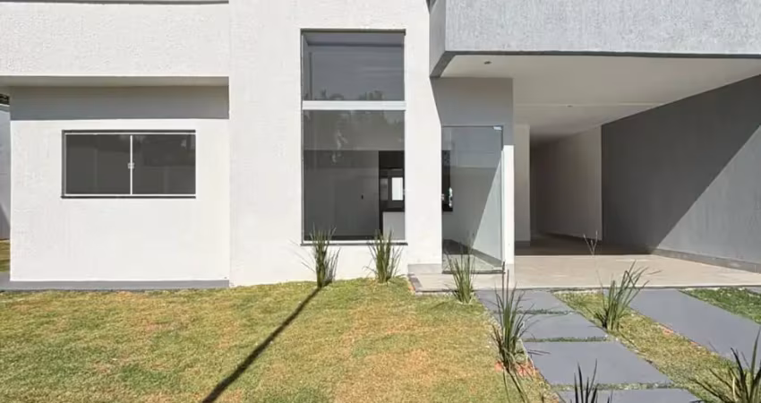 Casa térrea de esquina, 110m², 3 quartos sendo 1 suíte, quintal amplo em aparecida de goiânia