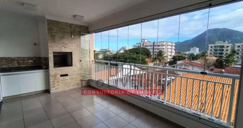 Apartamento com varanda gourmet à venda no centro - peruíbe - sp