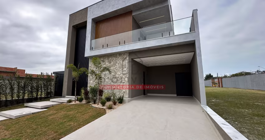 Sobrado moderno com piscina e churrasqueira no condomínio flora rica - peruíbe - sp