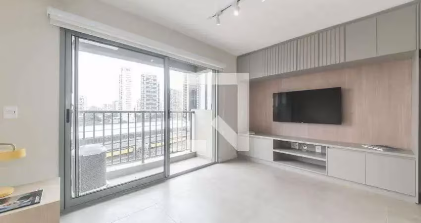 Kitnet / stúdio para aluguel - brooklin, 1 quarto,  24 m² - são paulo