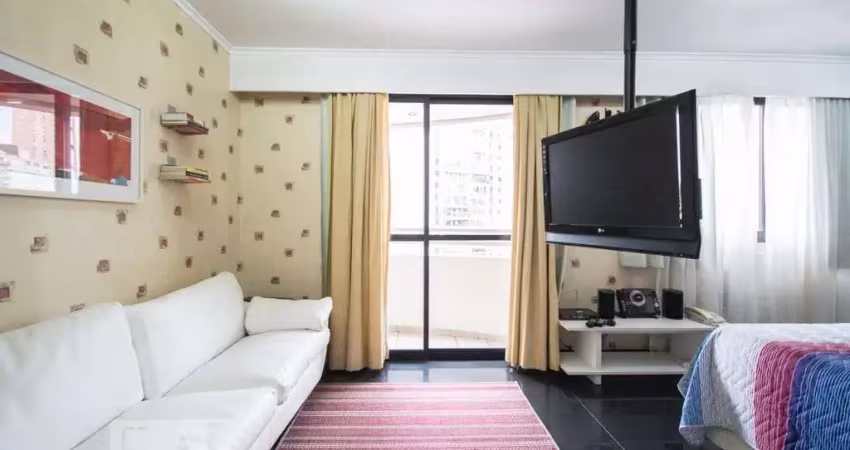 Apartamento para aluguel - moema, 1 quarto,  45 m² - são paulo