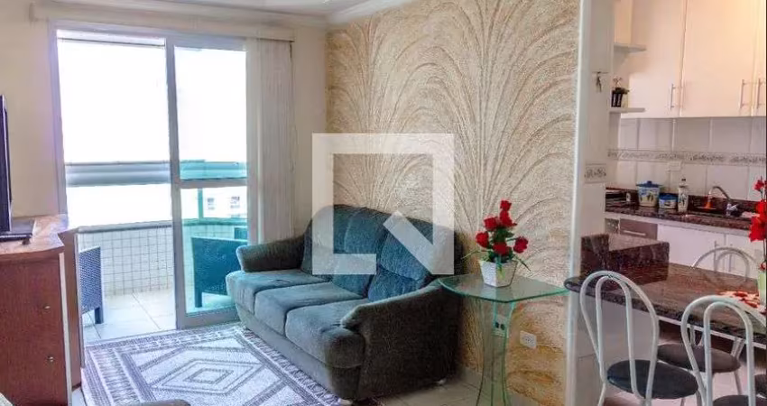 Apartamento para aluguel - vila caiçara, 2 quartos,  72 m² - praia grande