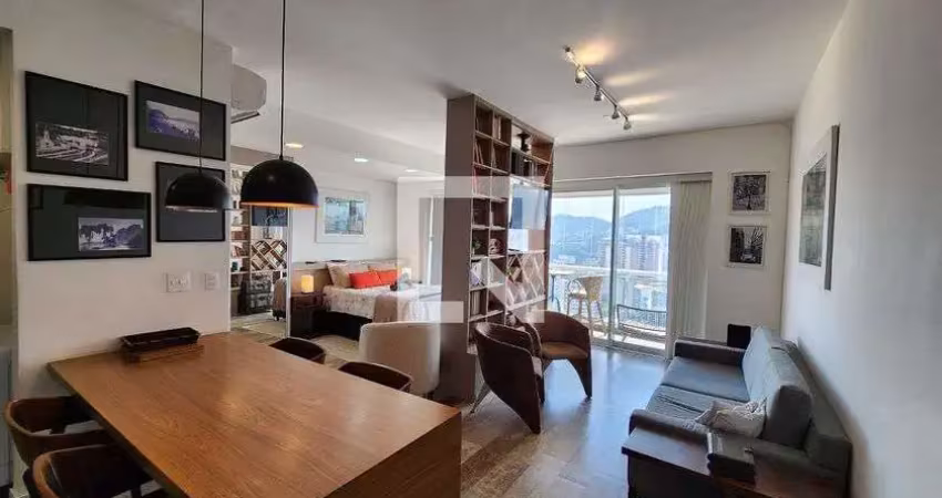 Apartamento para aluguel - gonzaga , 1 quarto,  54 m² - santos