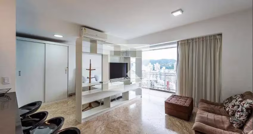 Apartamento para aluguel - gonzaga , 1 quarto,  53 m² - santos
