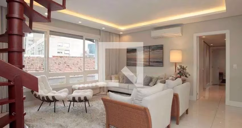 Cobertura para aluguel - auxiliadora, 3 quartos,  235 m² - porto alegre