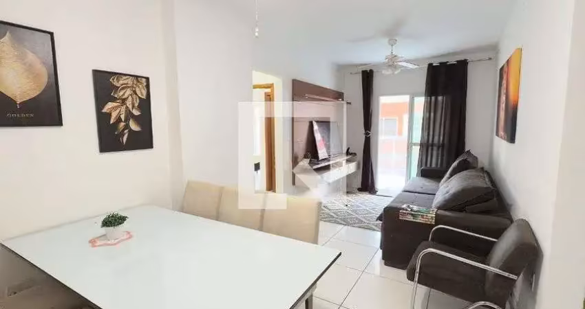 Apartamento para aluguel - vila tupi, 2 quartos,  90 m² - praia grande