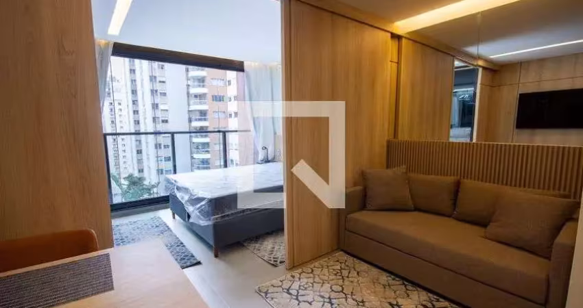 Kitnet / stúdio para aluguel - itaim bibi, 1 quarto,  27 m² - são paulo