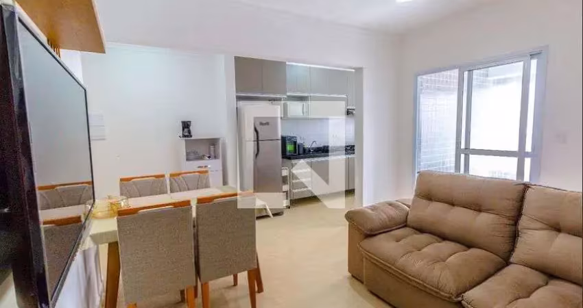 Apartamento para aluguel - vila caiçara, 2 quartos,  64 m² - praia grande