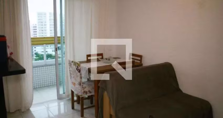 Apartamento para aluguel - vila caiçara, 1 quarto,  50 m² - praia grande