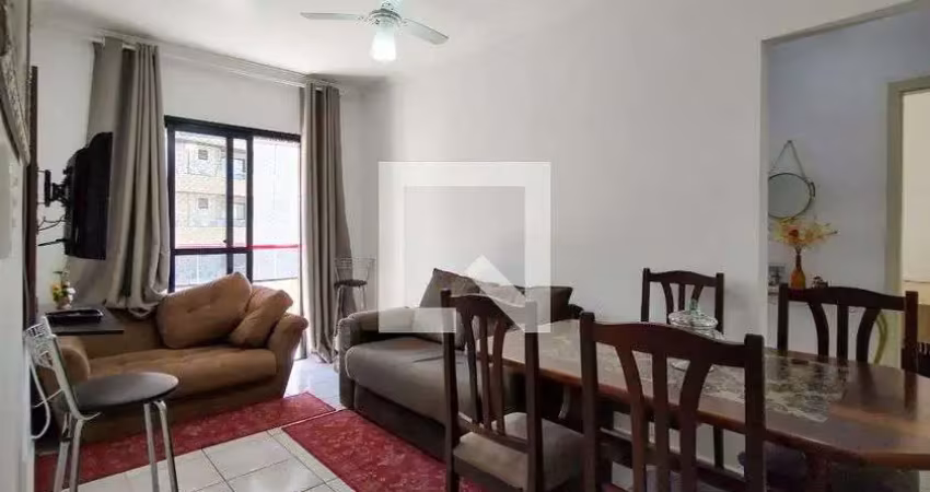 Apartamento para aluguel - vila tupi, 1 quarto,  60 m² - praia grande